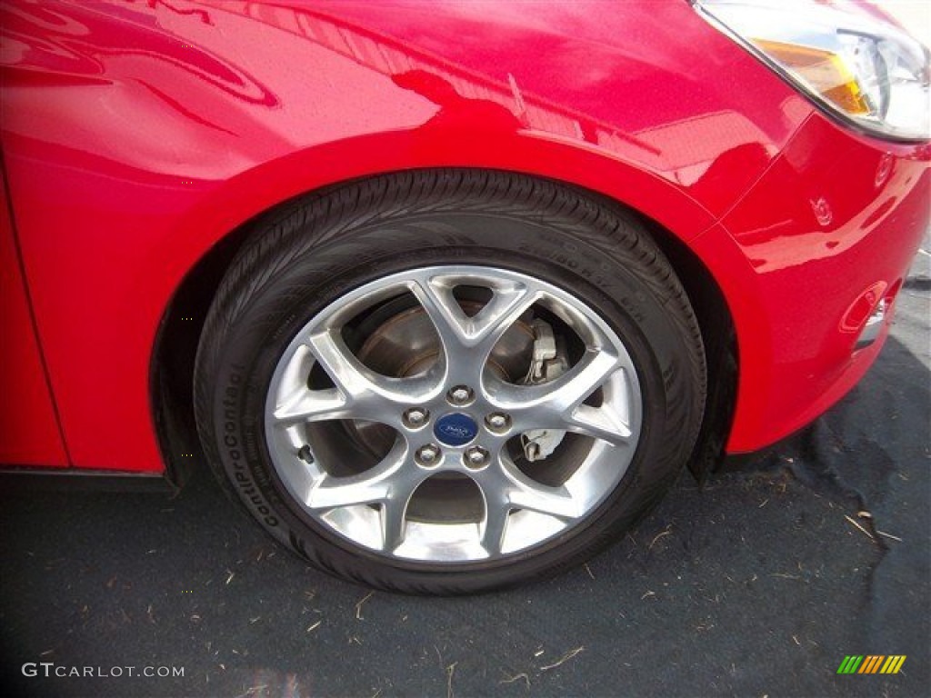 2012 Focus SEL Sedan - Race Red / Charcoal Black photo #4