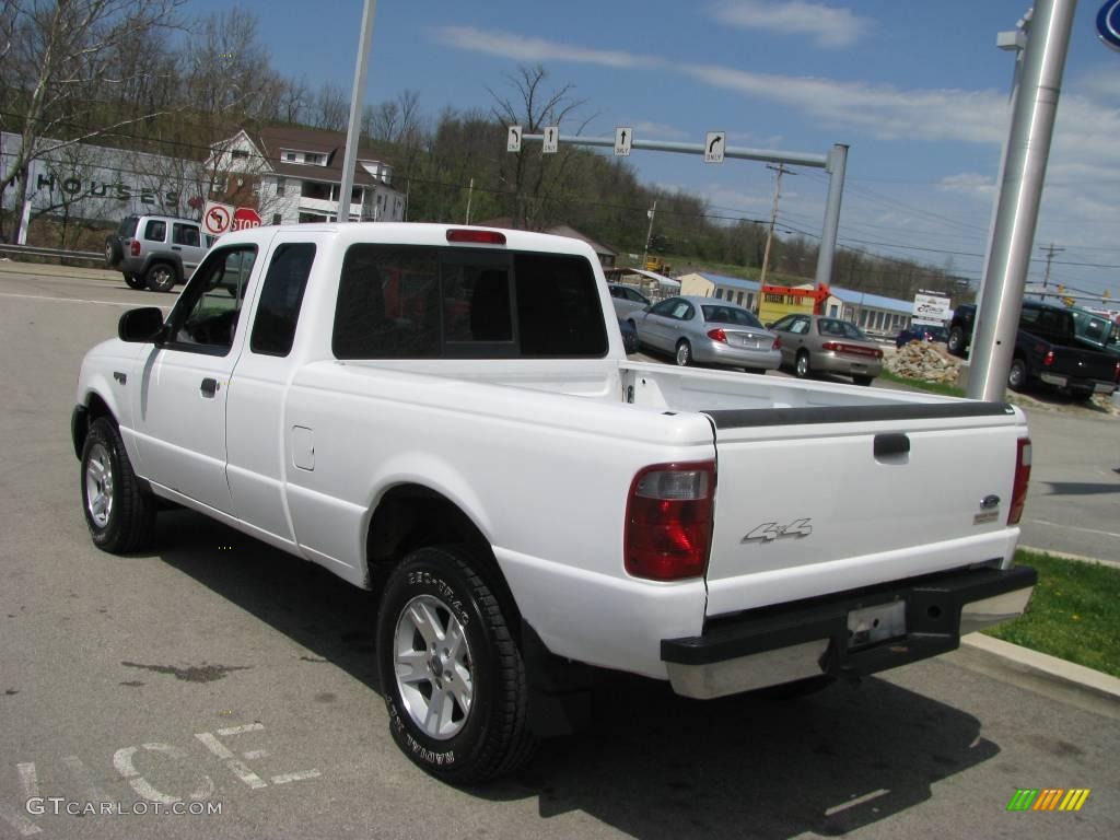 2004 Ranger XLT SuperCab 4x4 - Oxford White / Medium Dark Flint photo #7