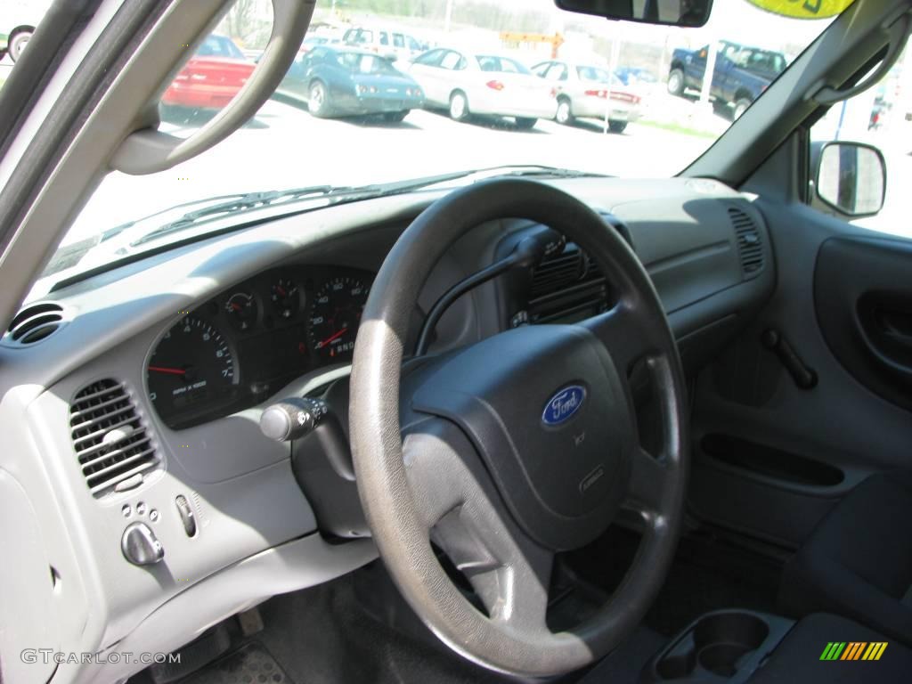 2004 Ranger XLT SuperCab 4x4 - Oxford White / Medium Dark Flint photo #8
