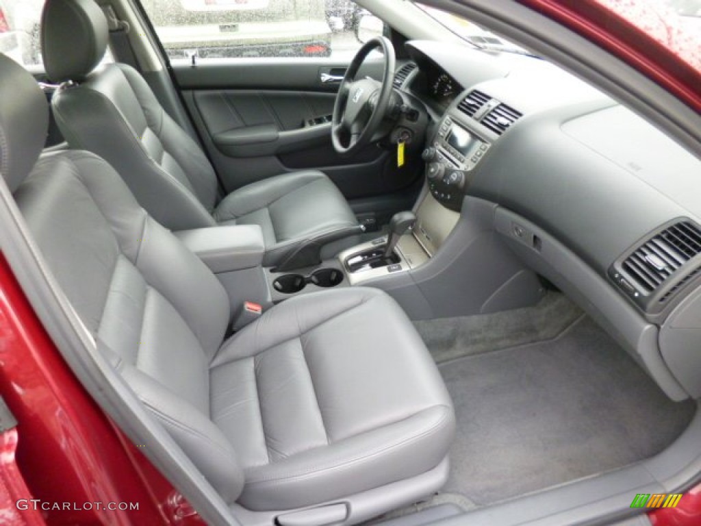Gray Interior 2006 Honda Accord EX-L Sedan Photo #79984375