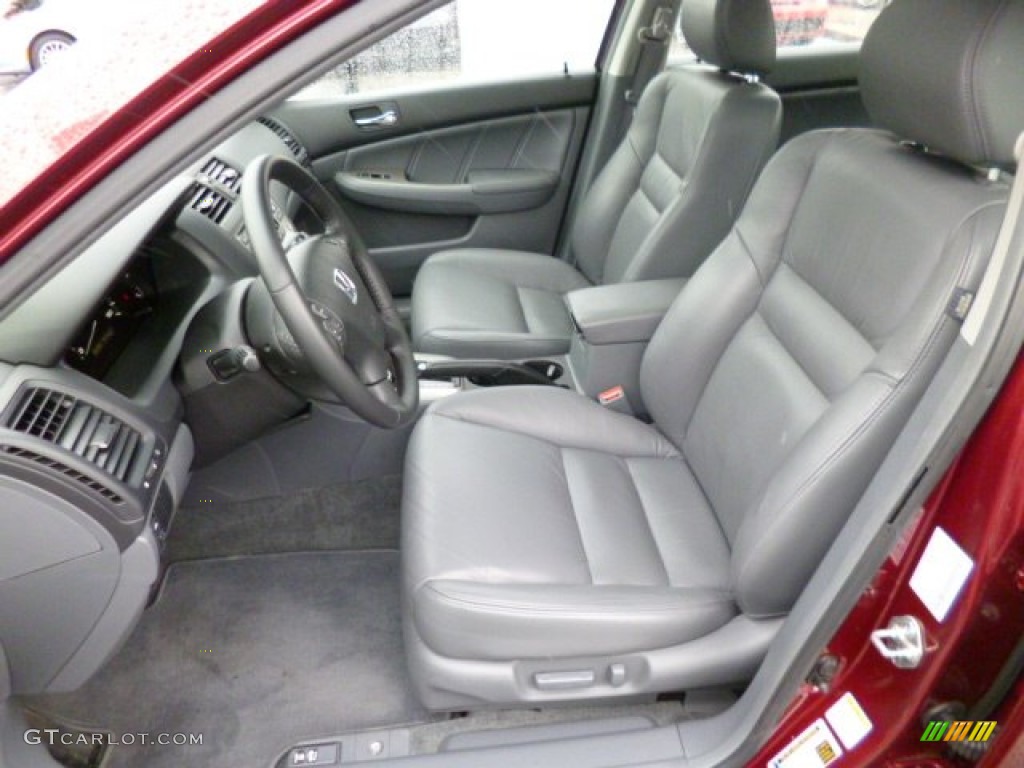 Gray Interior 2006 Honda Accord EX-L Sedan Photo #79984478
