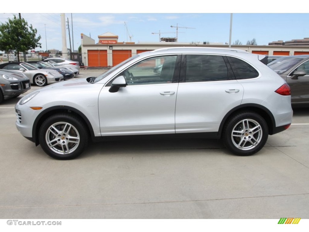 Classic Silver Metallic 2013 Porsche Cayenne Diesel Exterior Photo #79984563