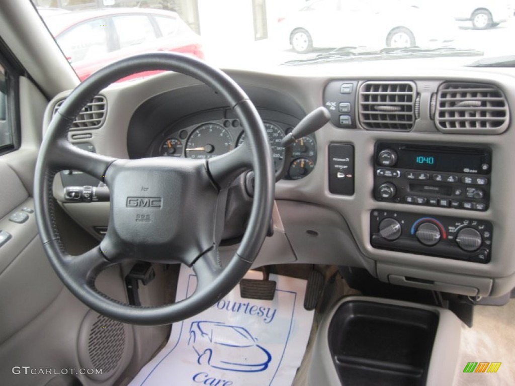 2003 GMC Sonoma SLS Extended Cab 4x4 Graphite Dashboard Photo #79985187