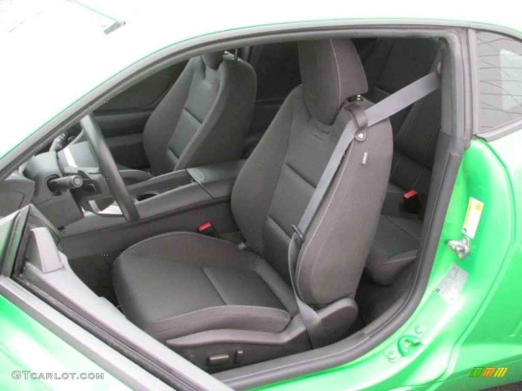 2011 Camaro LT Coupe - Synergy Green Metallic / Black photo #11
