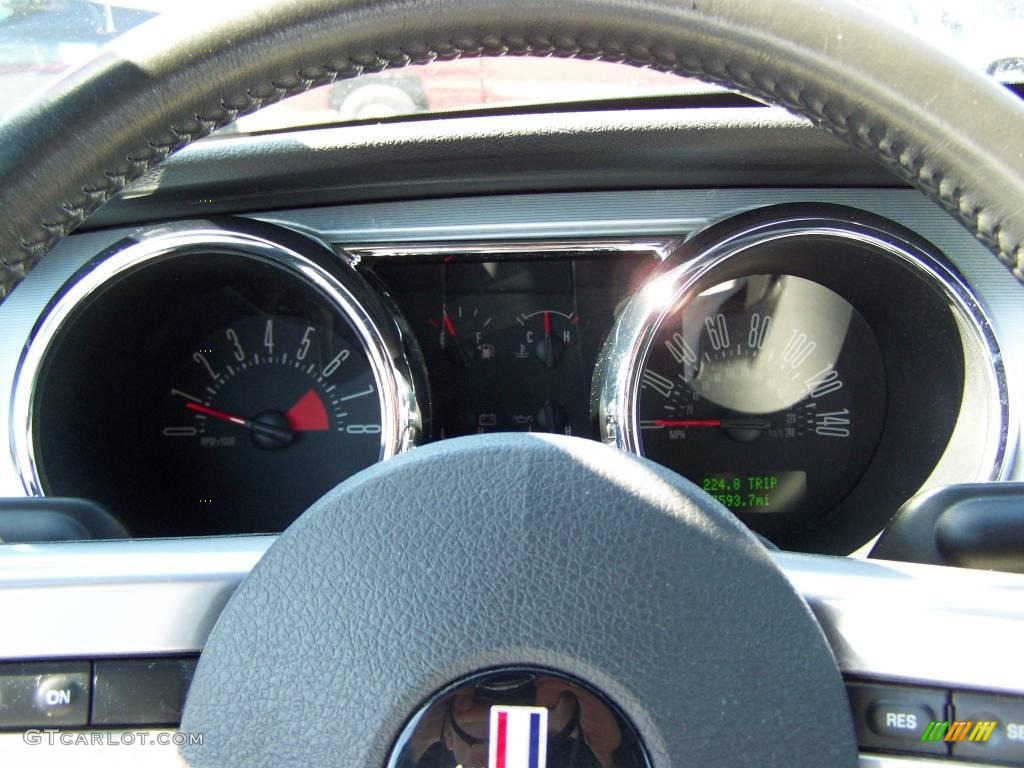 2005 Mustang GT Premium Convertible - Windveil Blue Metallic / Dark Charcoal photo #17