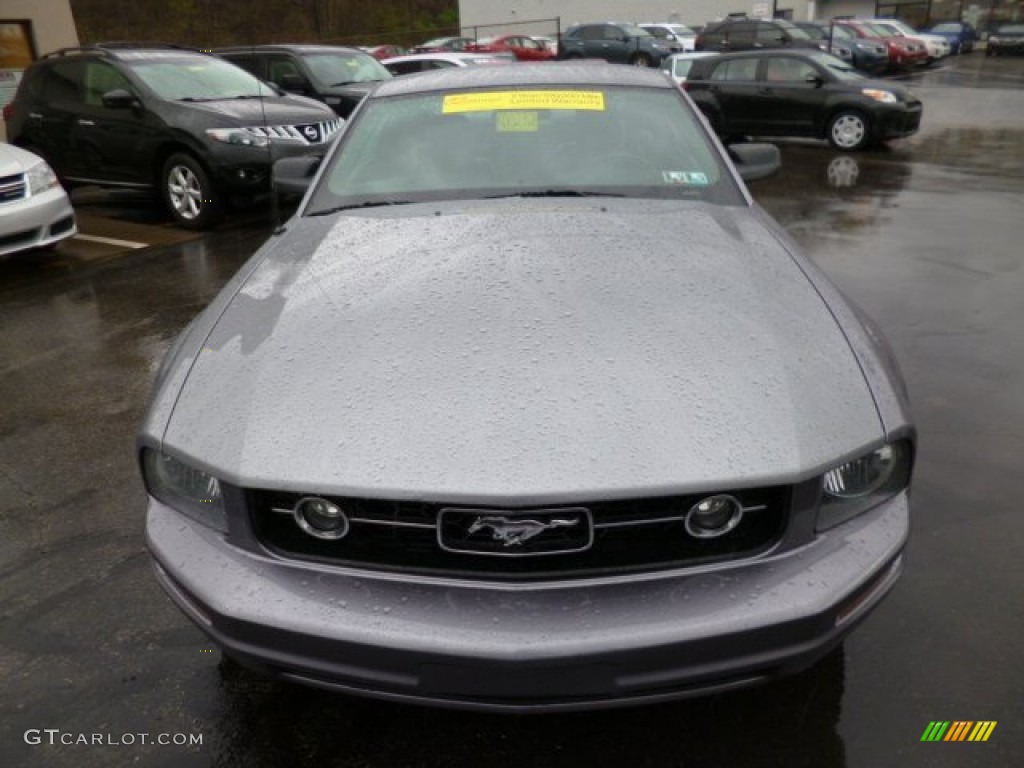 2007 Mustang V6 Premium Coupe - Tungsten Grey Metallic / Black/Dove Accent photo #2