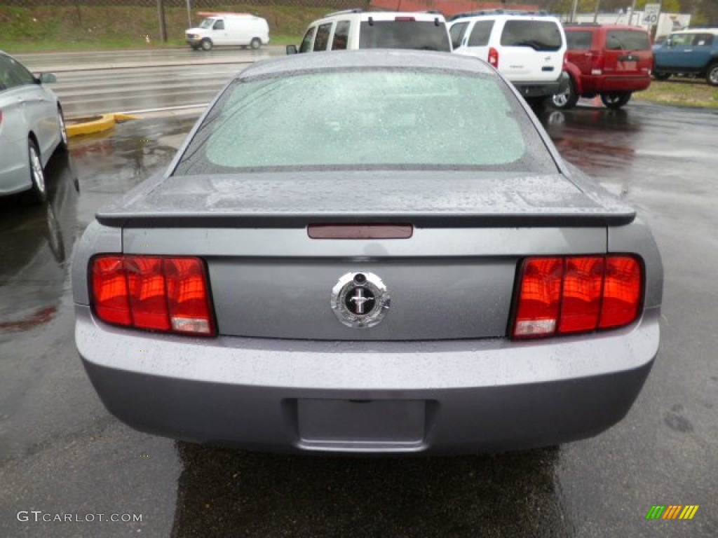 2007 Mustang V6 Premium Coupe - Tungsten Grey Metallic / Black/Dove Accent photo #6
