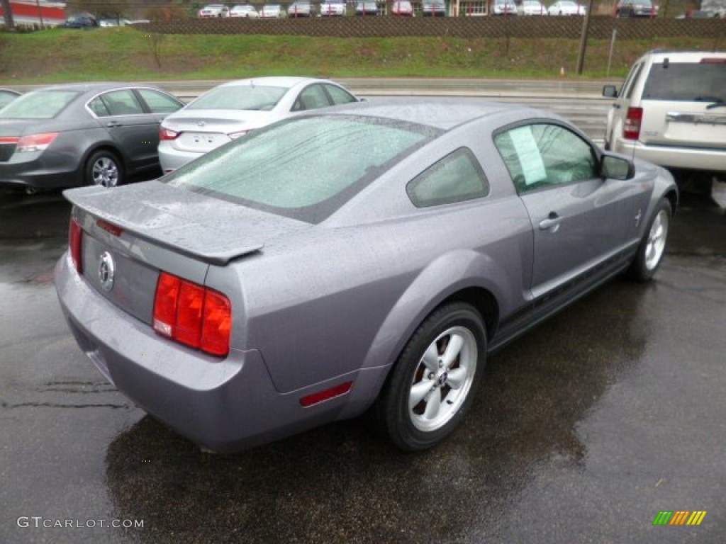 2007 Mustang V6 Premium Coupe - Tungsten Grey Metallic / Black/Dove Accent photo #7