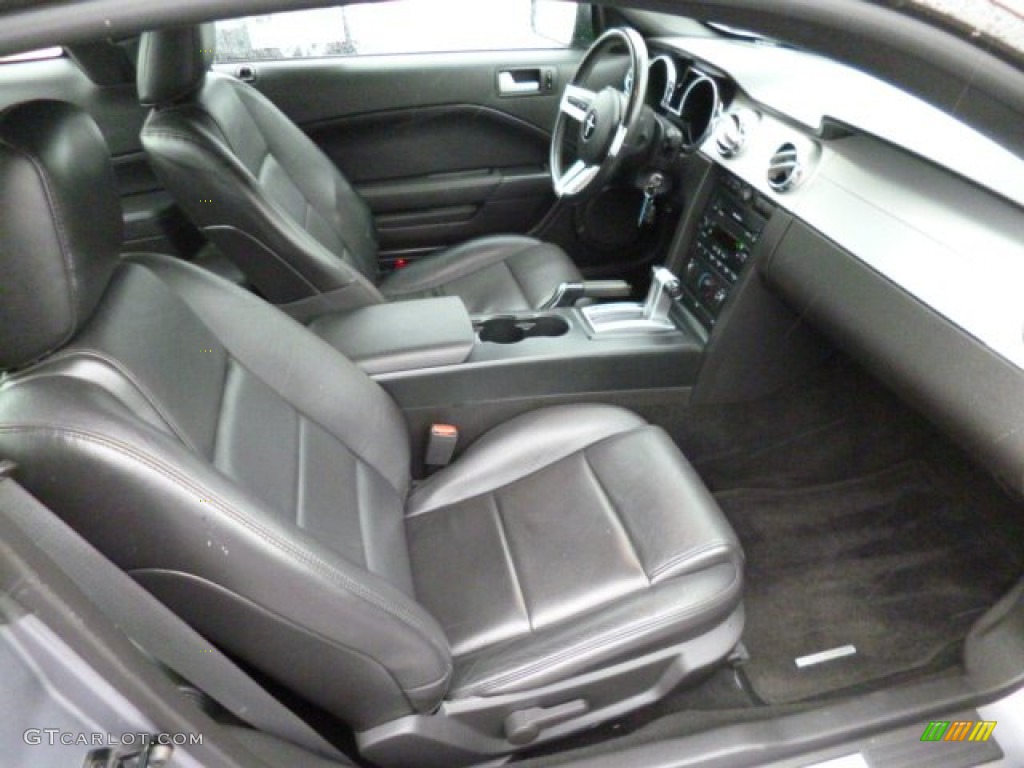 2007 Mustang V6 Premium Coupe - Tungsten Grey Metallic / Black/Dove Accent photo #10