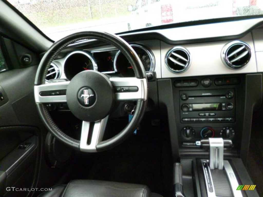 2007 Mustang V6 Premium Coupe - Tungsten Grey Metallic / Black/Dove Accent photo #13