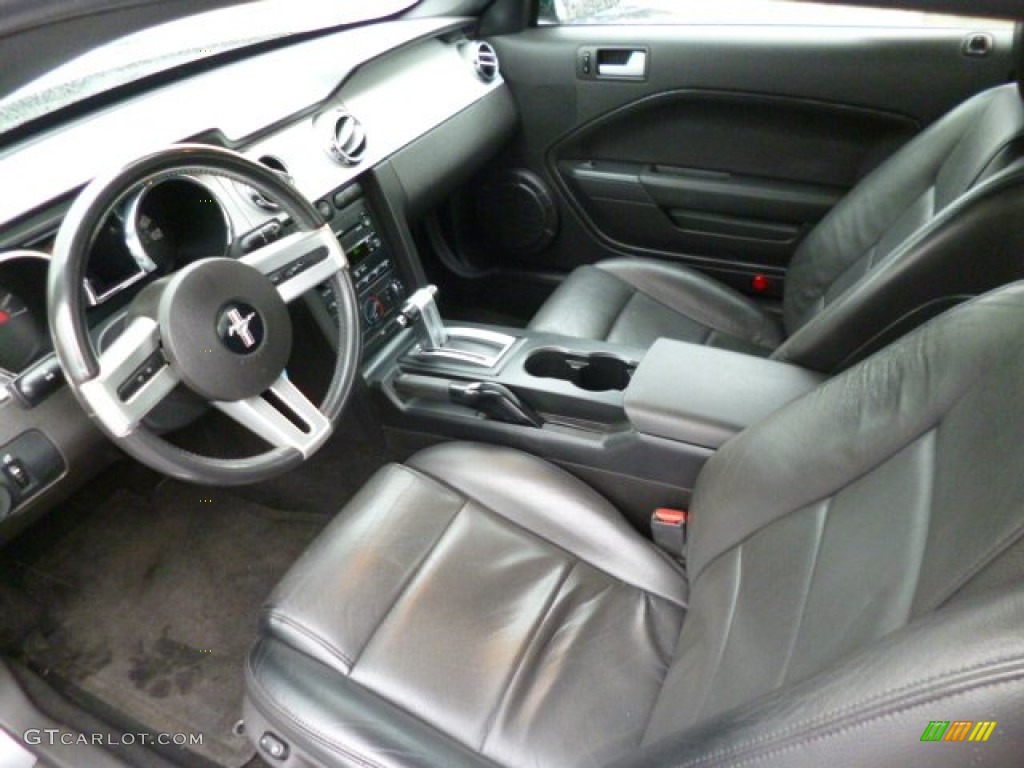 2007 Mustang V6 Premium Coupe - Tungsten Grey Metallic / Black/Dove Accent photo #15