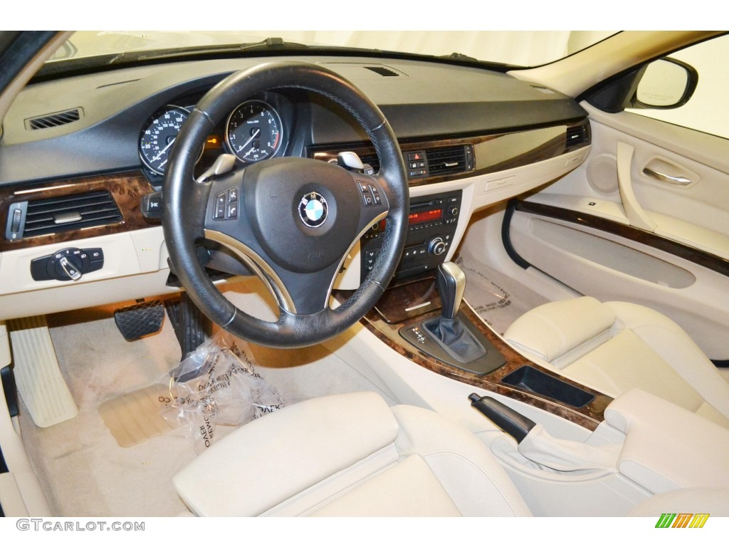 Beige Interior 2009 BMW 3 Series 335i Sedan Photo #79987032
