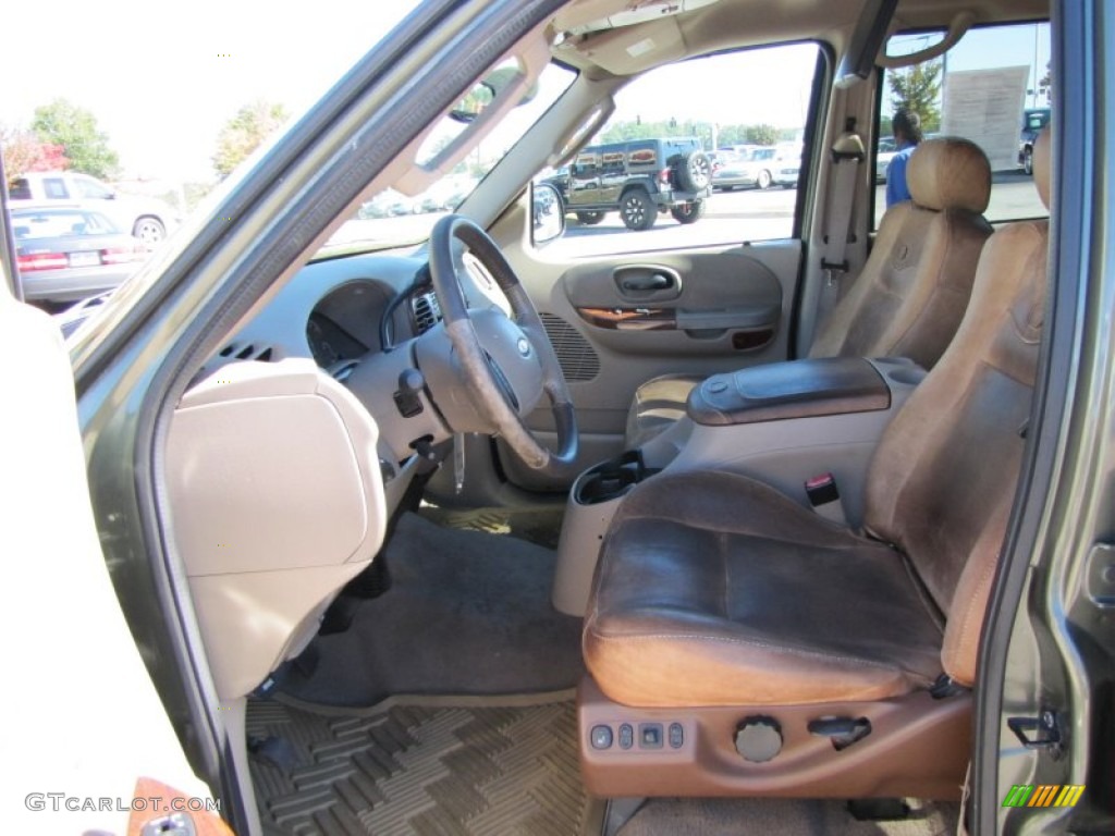 2003 F150 King Ranch SuperCrew 4x4 - Estate Green Metallic / Castano Brown Leather photo #6