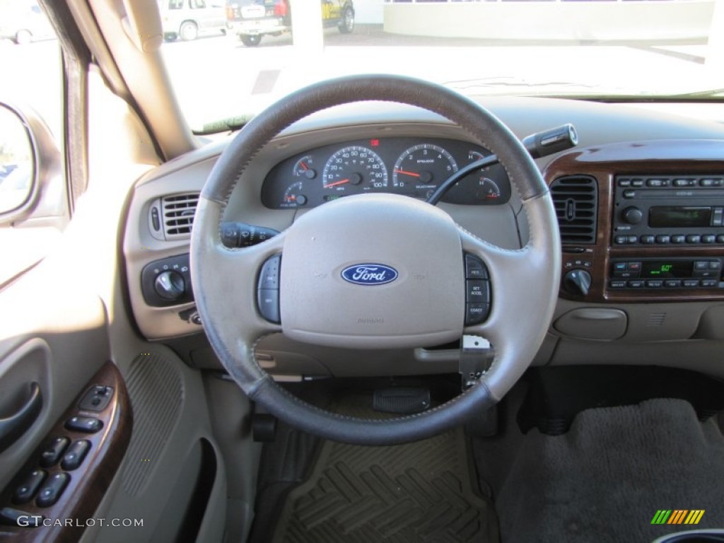 2003 F150 King Ranch SuperCrew 4x4 - Estate Green Metallic / Castano Brown Leather photo #14
