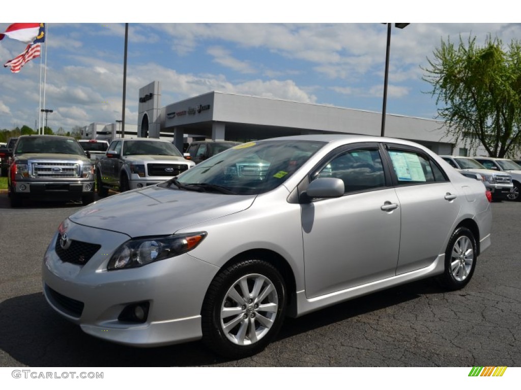 Classic Silver Metallic 2009 Toyota Corolla S Exterior Photo #79987651