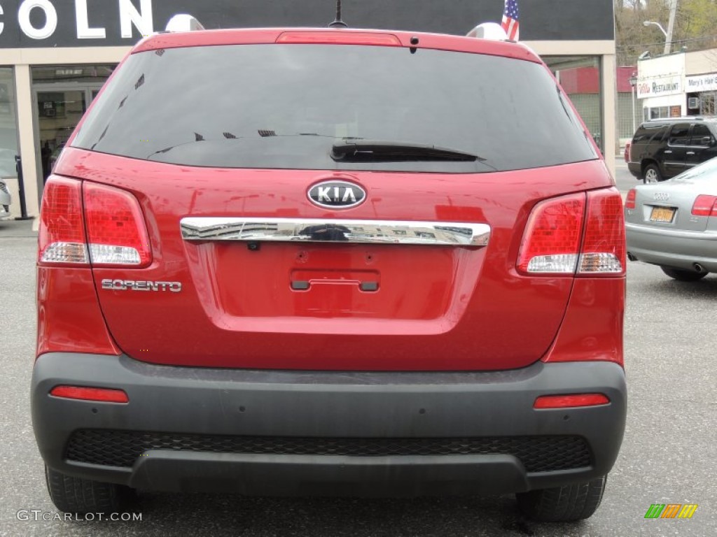 2011 Sorento LX - Spicy Red / Gray photo #7