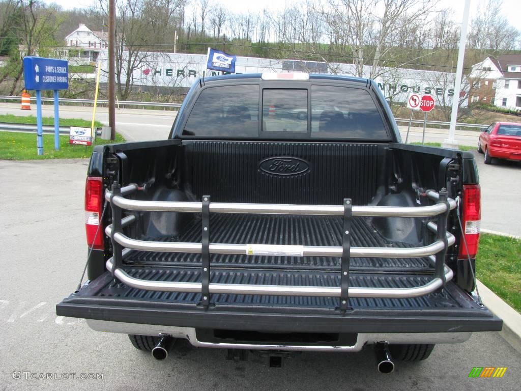 2006 F150 XLT SuperCrew 4x4 - Black / Medium/Dark Flint photo #7