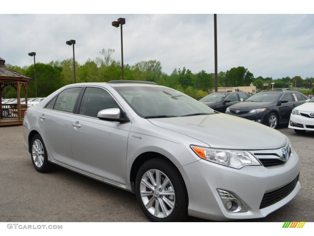 2013 Camry Hybrid XLE - Classic Silver Metallic / Light Gray photo #3