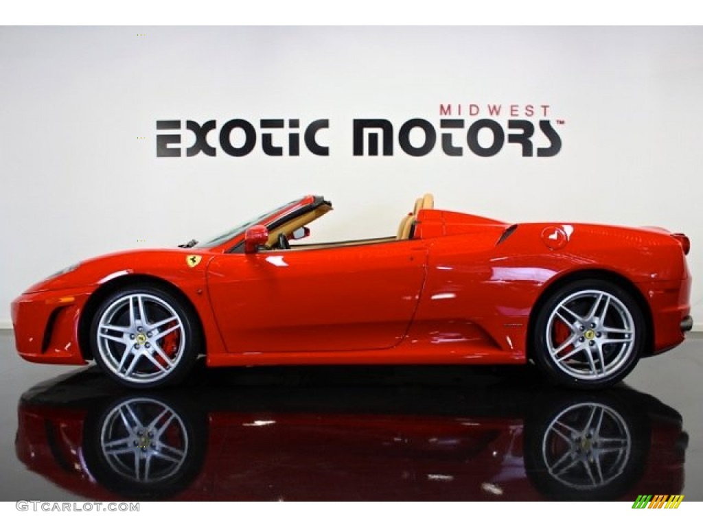 2007 F430 Spider F1 - Rosso Corsa (Red) / Beige photo #1