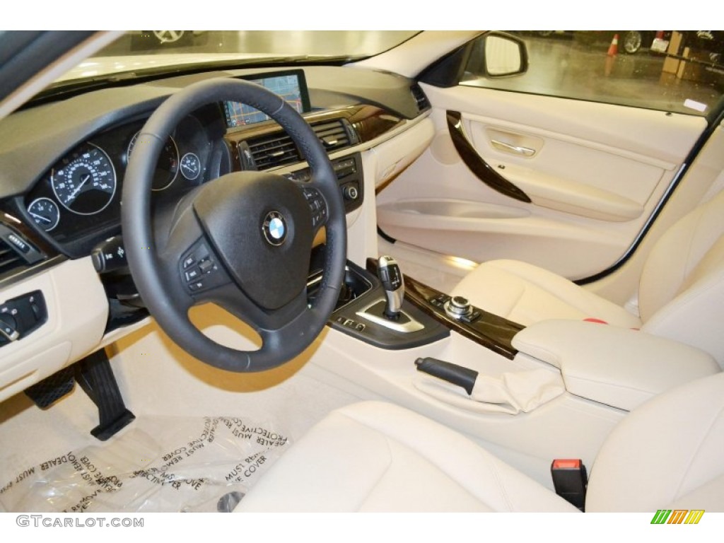 2013 3 Series 328i Sedan - Alpine White / Venetian Beige photo #6