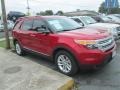 2012 Red Candy Metallic Ford Explorer XLT  photo #1