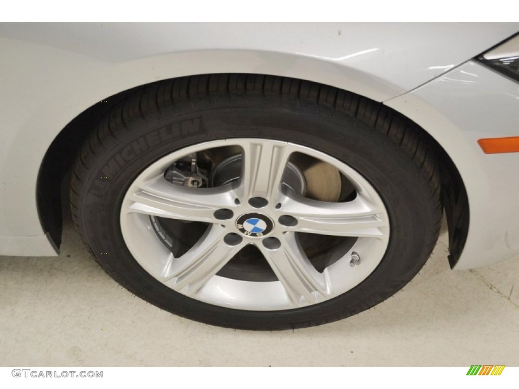 2013 3 Series 328i Sedan - Glacier Silver Metallic / Black photo #3