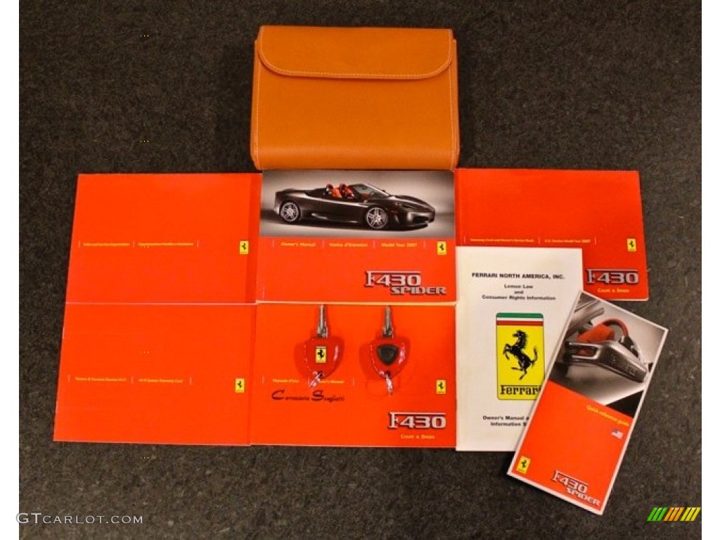 2007 Ferrari F430 Spider F1 Books/Manuals Photo #79990880