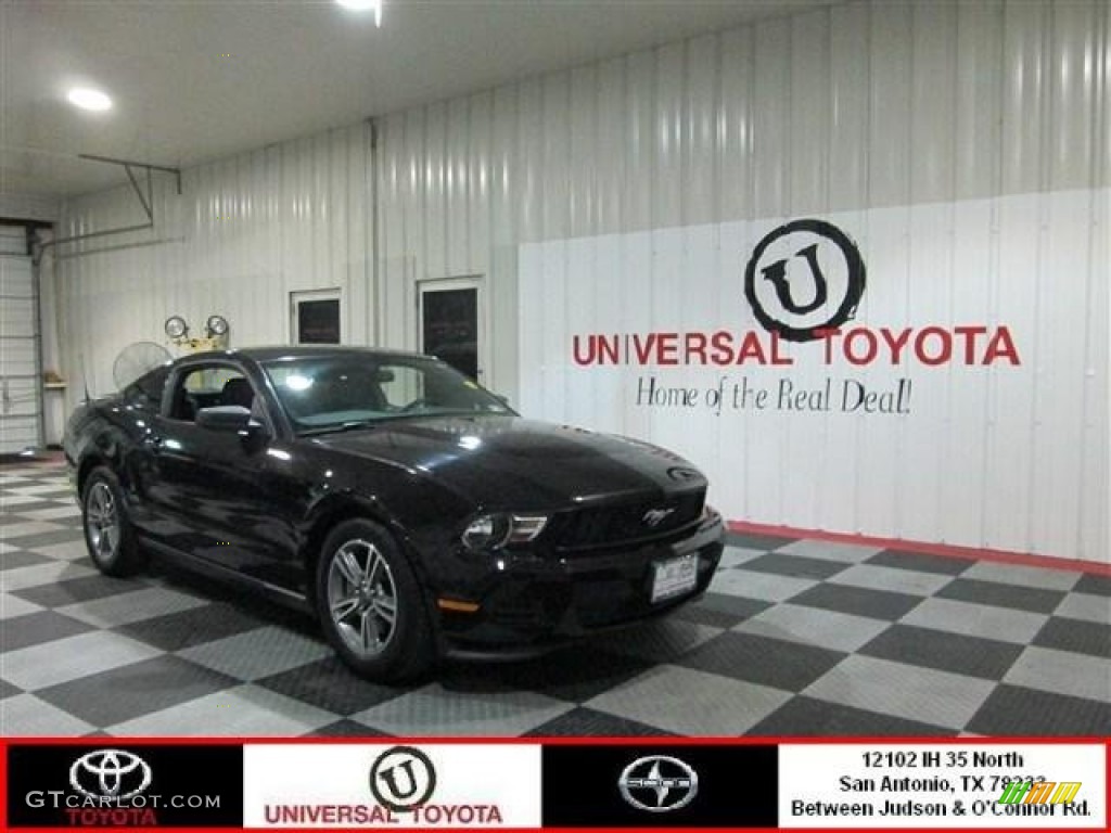 2012 Mustang V6 Premium Coupe - Lava Red Metallic / Charcoal Black photo #1