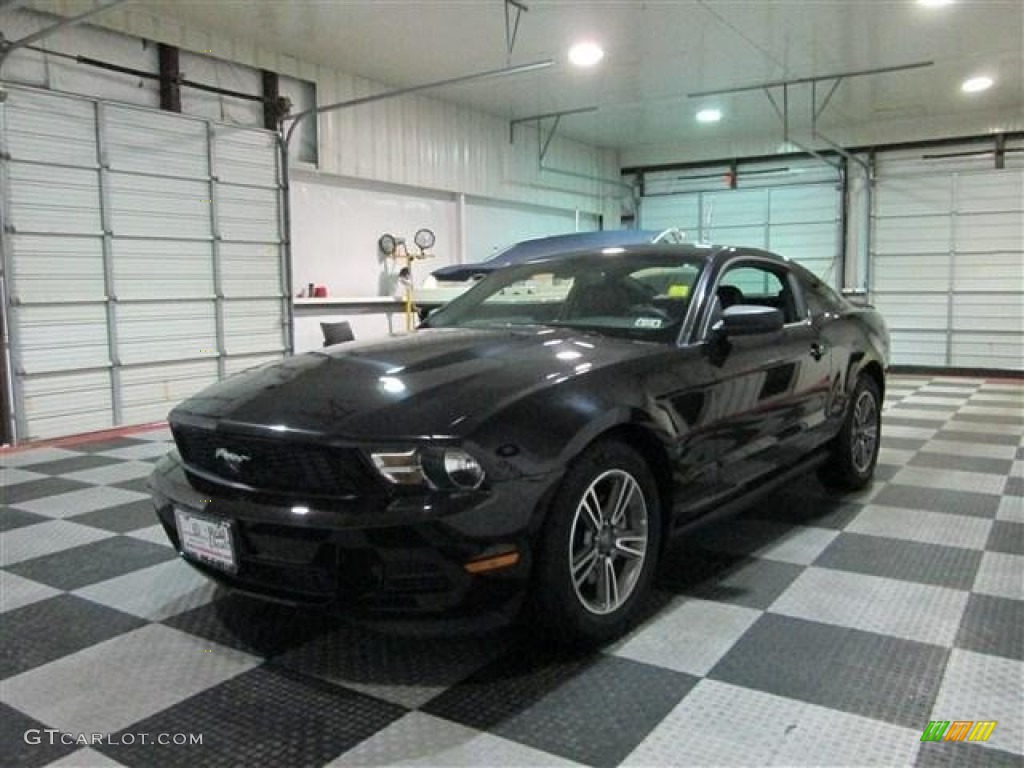 2012 Mustang V6 Premium Coupe - Lava Red Metallic / Charcoal Black photo #3
