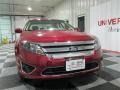 2011 Red Candy Metallic Ford Fusion SEL  photo #2
