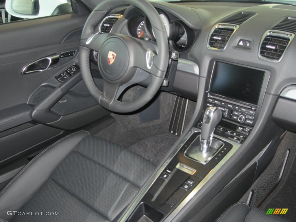 2014 Porsche Cayman S Black Dashboard Photo #79992533