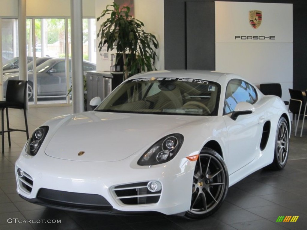 White 2014 Porsche Cayman Standard Cayman Model Exterior Photo #79992806