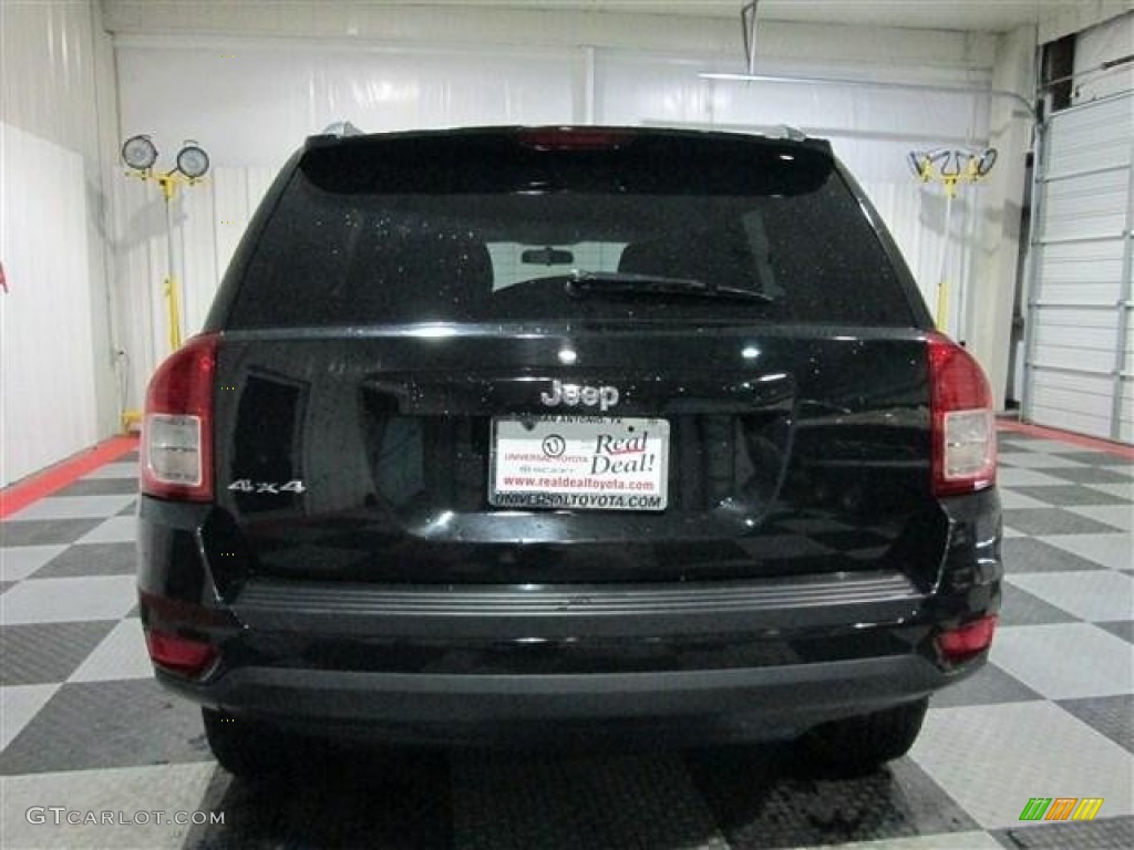 2012 Compass Sport 4x4 - Black / Dark Slate Gray photo #6