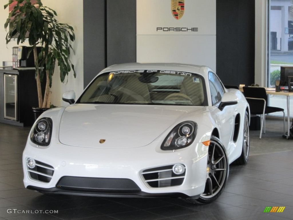 White 2014 Porsche Cayman Standard Cayman Model Exterior Photo #79992827