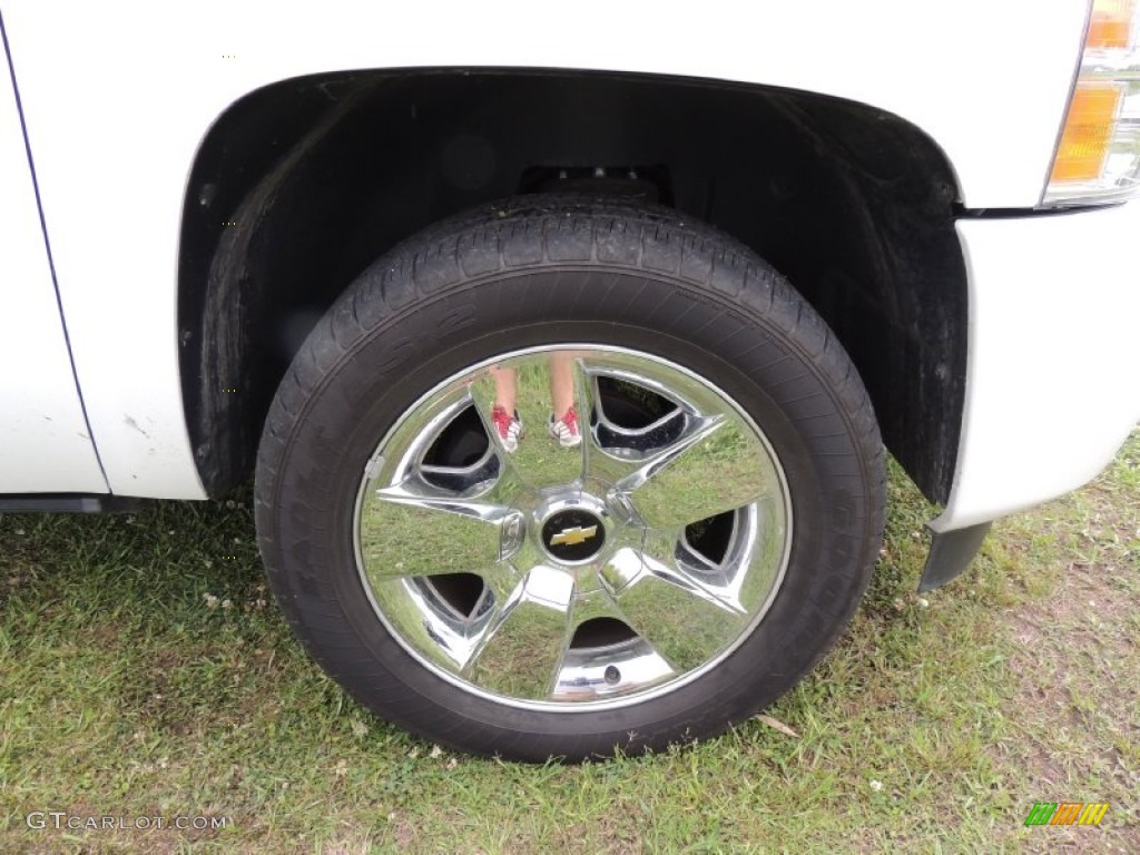 2011 Silverado 1500 LTZ Crew Cab - Summit White / Light Titanium/Dark Titanium photo #26