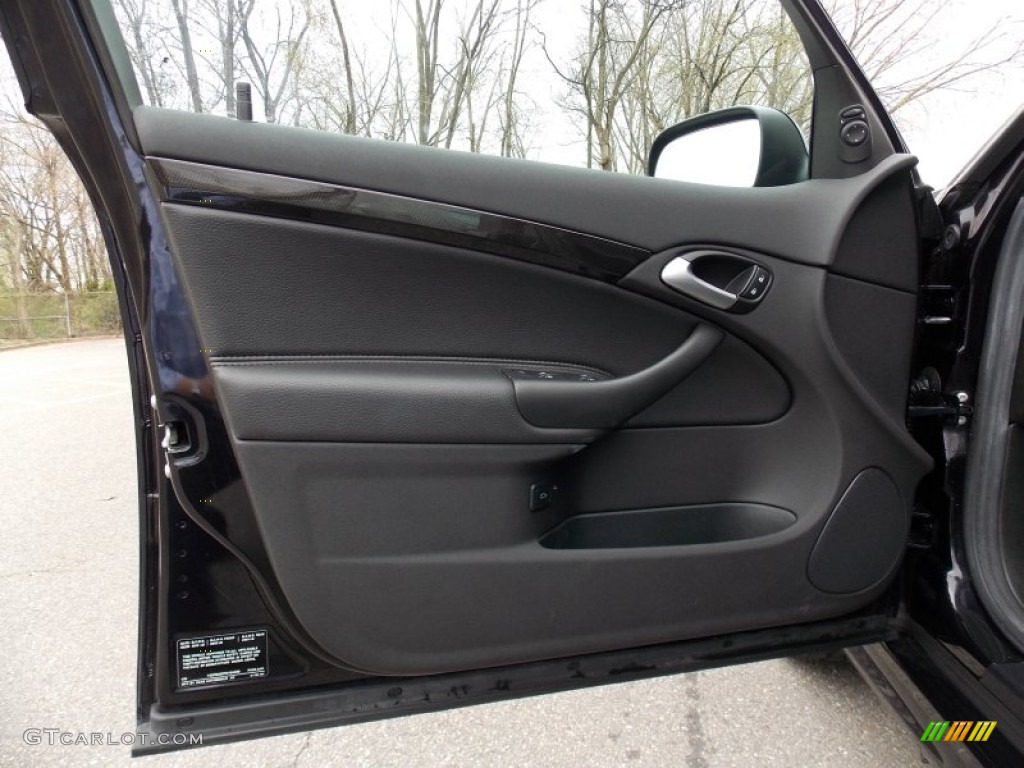 2008 Saab 9-3 Aero XWD Sport Sedan Black Door Panel Photo #79993733
