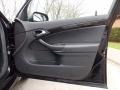 Black 2008 Saab 9-3 Aero XWD Sport Sedan Door Panel