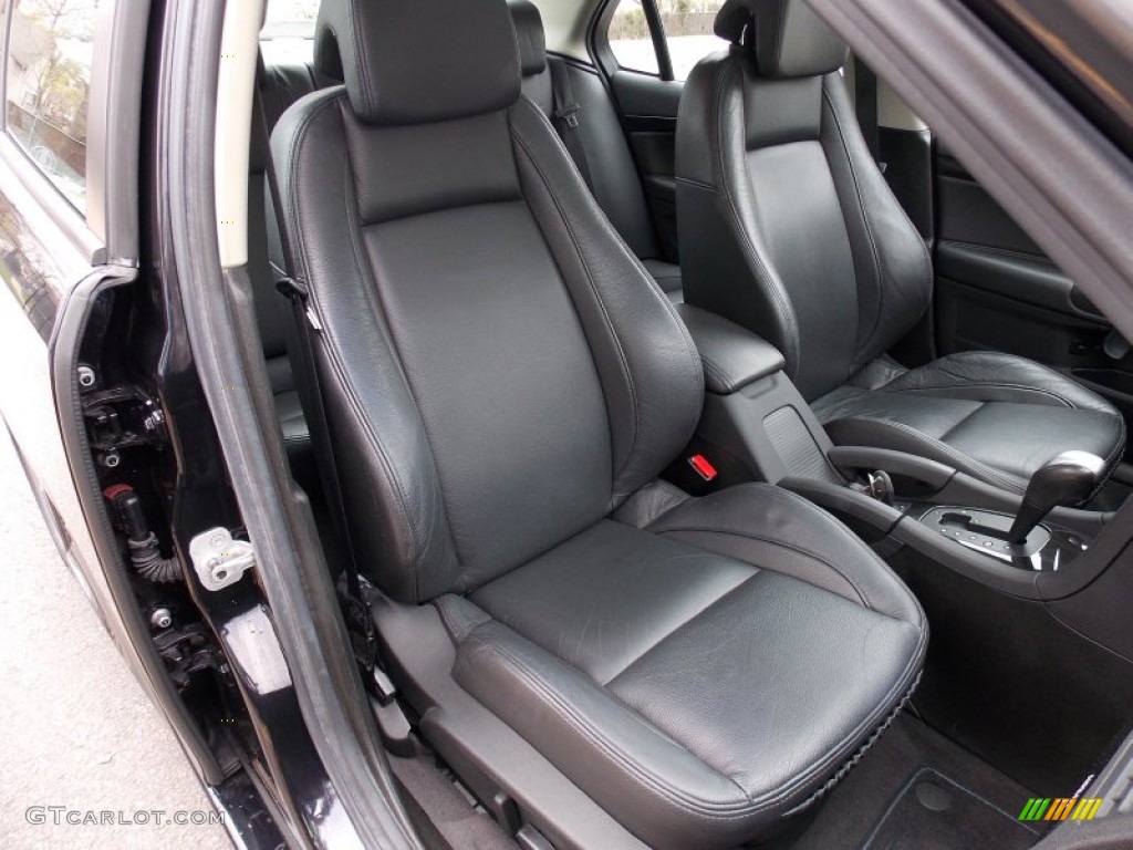 Black Interior 2008 Saab 9-3 Aero XWD Sport Sedan Photo #79994048
