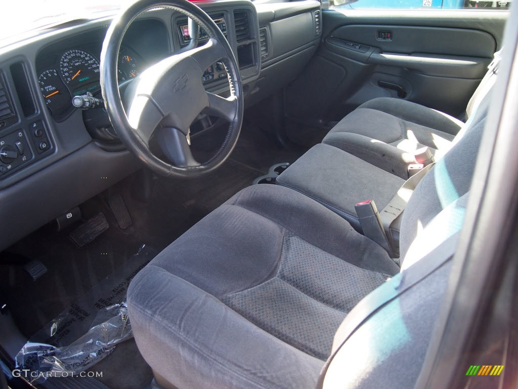 2005 Silverado 1500 LS Extended Cab - Dark Gray Metallic / Dark Charcoal photo #9