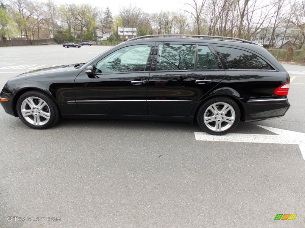 Black 2005 Mercedes-Benz E 500 4Matic Wagon Exterior Photo #79994372
