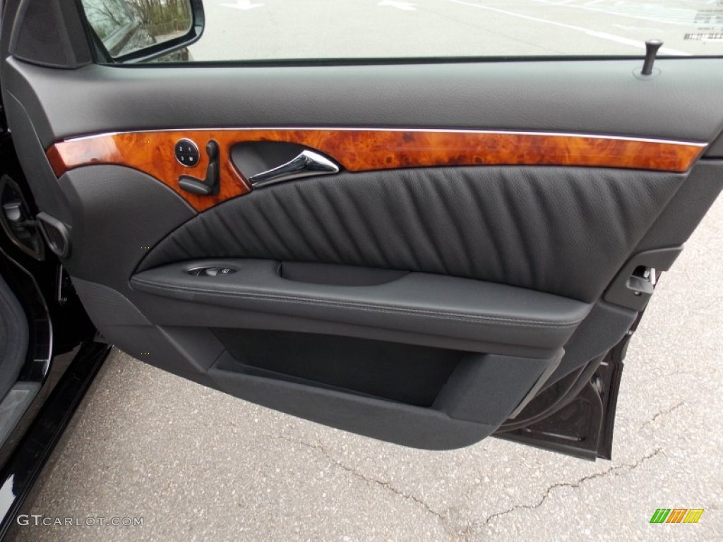 2005 Mercedes-Benz E 500 4Matic Wagon Charcoal Door Panel Photo #79994628
