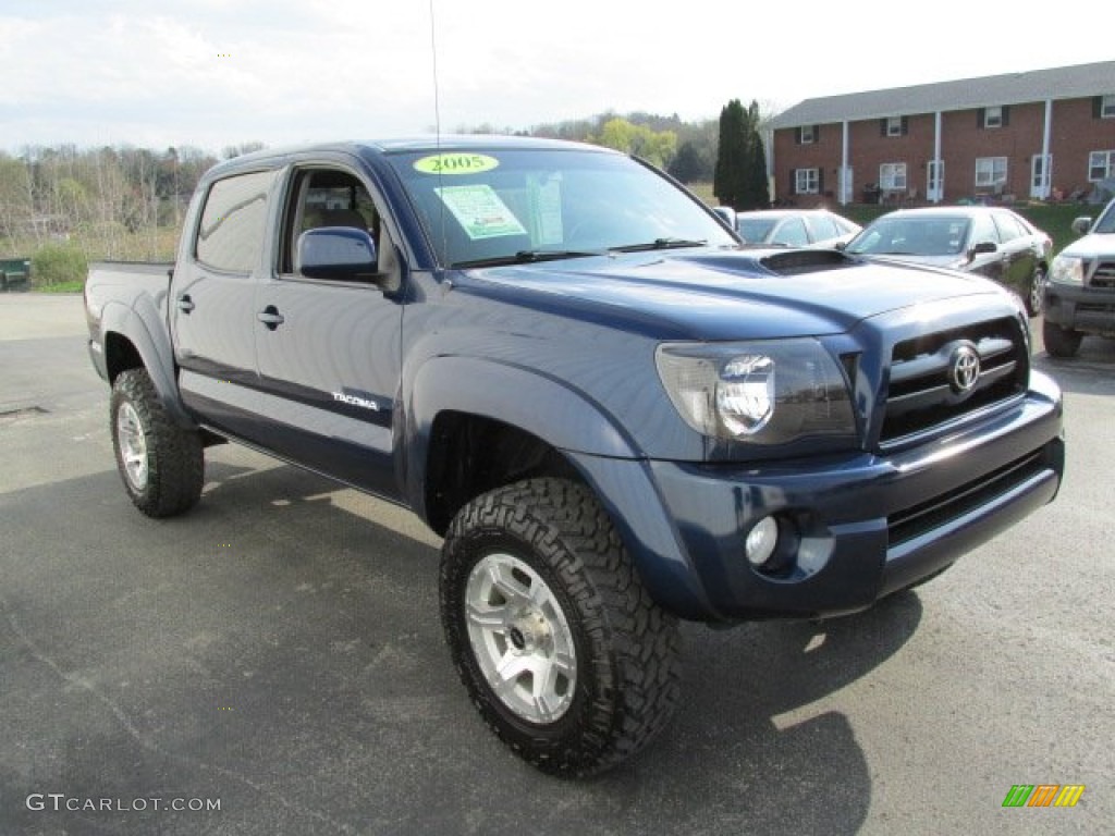 Indigo Ink Blue Pearl 2005 Toyota Tacoma V6 TRD Sport Double Cab 4x4 Exterior Photo #79995047