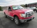 2009 Bright Red Ford F150 XLT SuperCab 4x4  photo #4