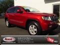 2011 Inferno Red Crystal Pearl Jeep Grand Cherokee Laredo  photo #1