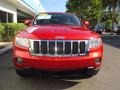 2011 Inferno Red Crystal Pearl Jeep Grand Cherokee Laredo  photo #9