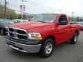Flame Red 2012 Dodge Ram 1500 ST Regular Cab 4x4 Exterior