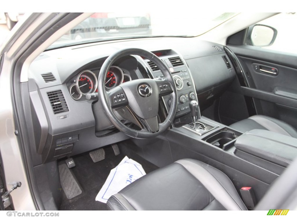 Black Interior 2012 Mazda CX-9 Touring Photo #79998908