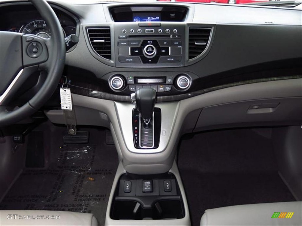 2013 CR-V EX-L - Alabaster Silver Metallic / Gray photo #7