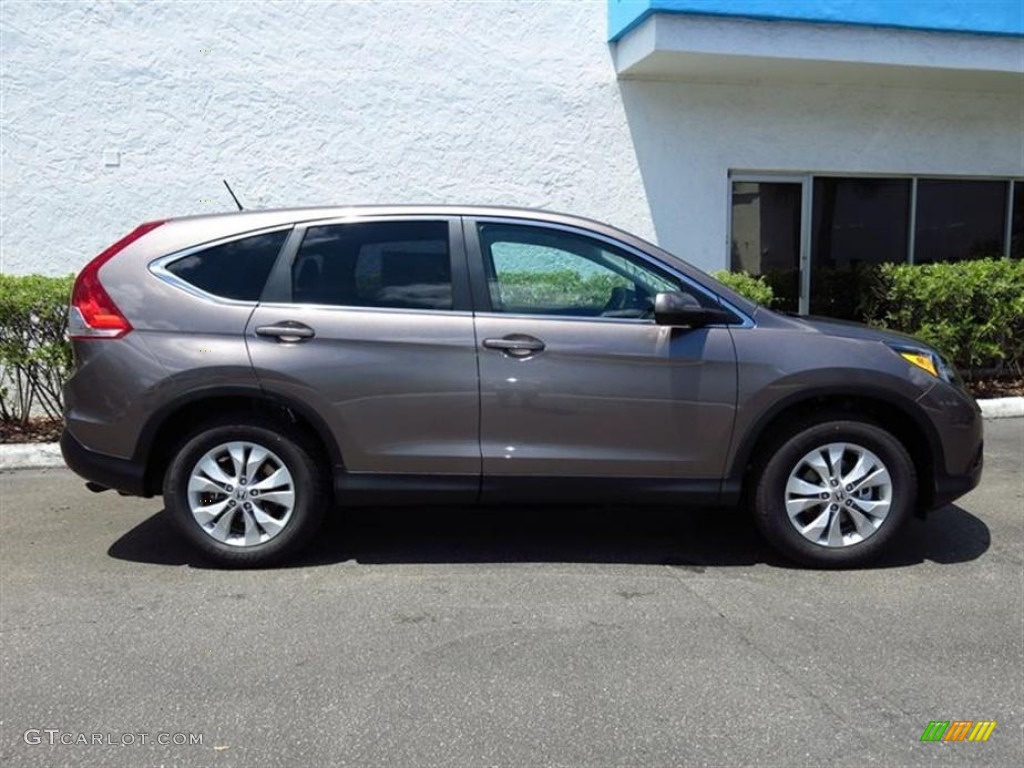 2013 CR-V EX - Urban Titanium Metallic / Beige photo #2