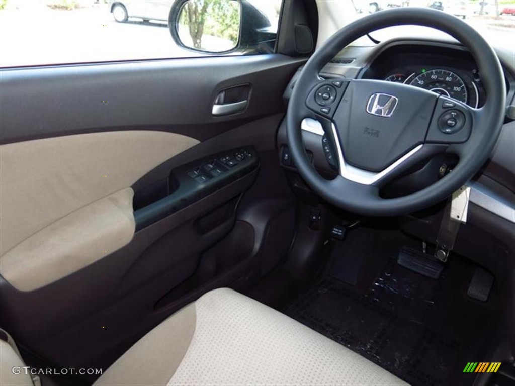 2013 CR-V EX - Urban Titanium Metallic / Beige photo #6